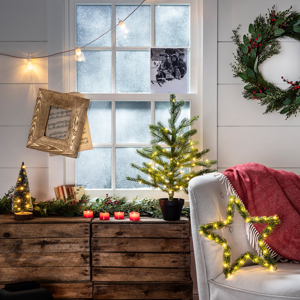 Déco Fenêtre Noël –