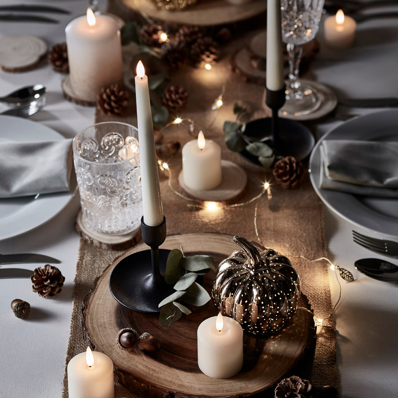 Lot de 4 Bougies Votives TruGlow® à LED