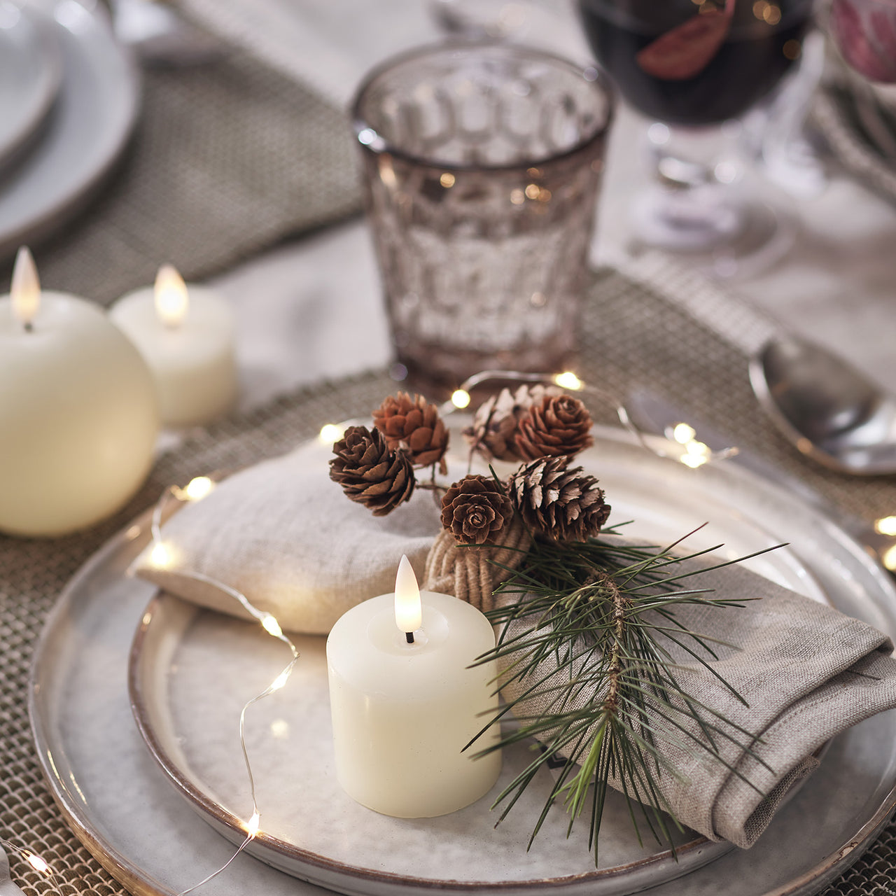 Lot de 4 Bougies Votives TruGlow® à LED