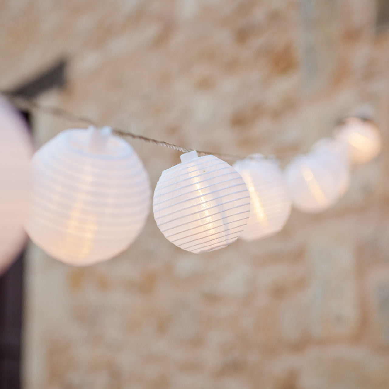 Guirlande Lumineuse avec 20 Lampions Lunaires