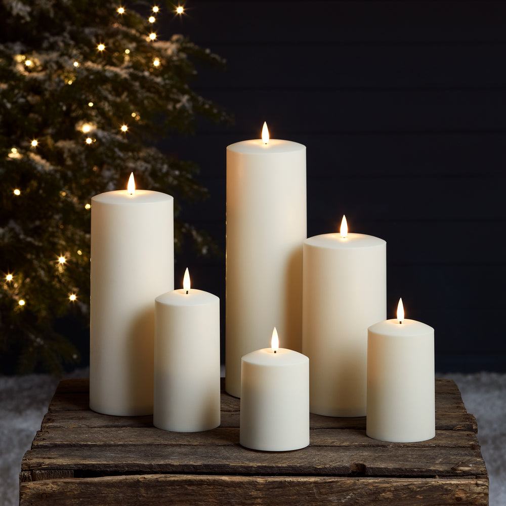 Lot de 6 Bougies d'Extérieur TruGlow®