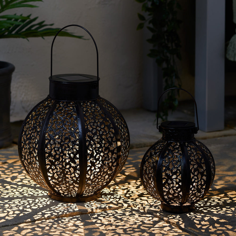 Duo de Lanternes Solaires Marocaines Casablanca