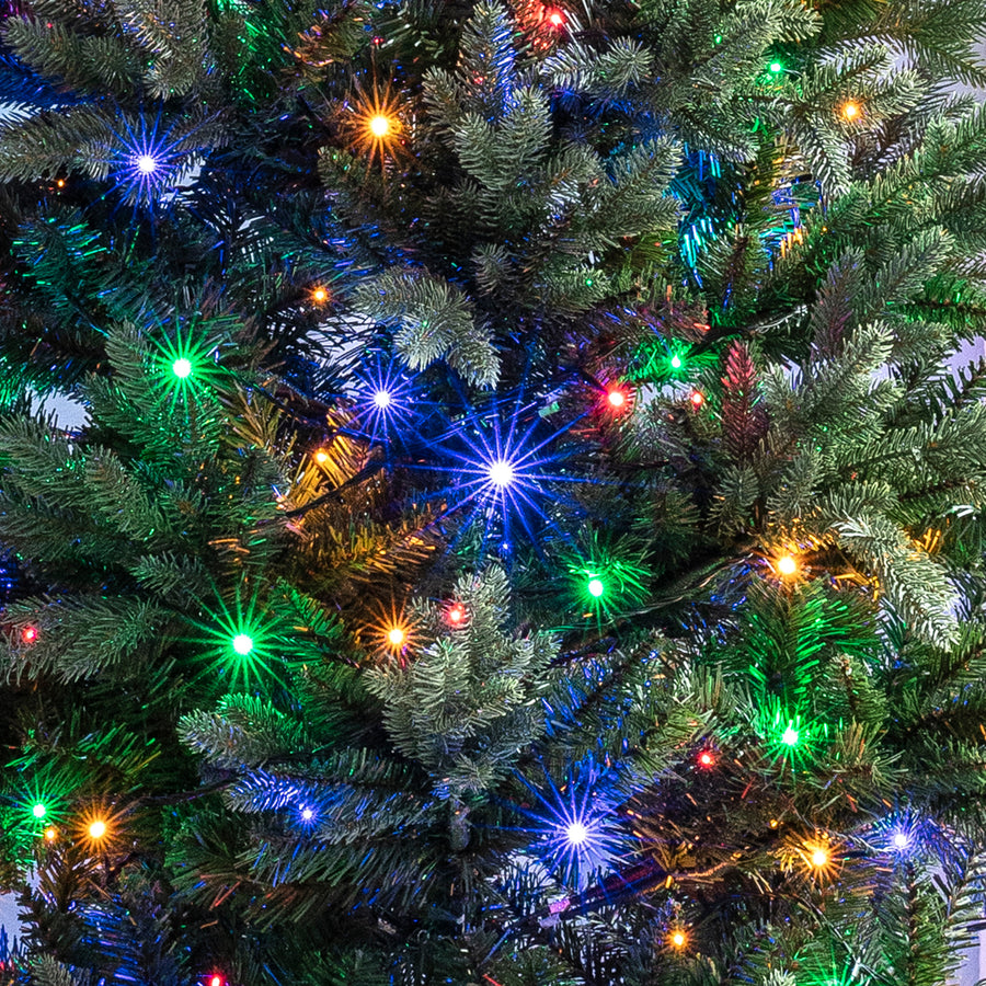 Sapin De Noël En Feutre Bricolage Avec Guirlandes Lumineuses LED Pour Enfants,décoration D