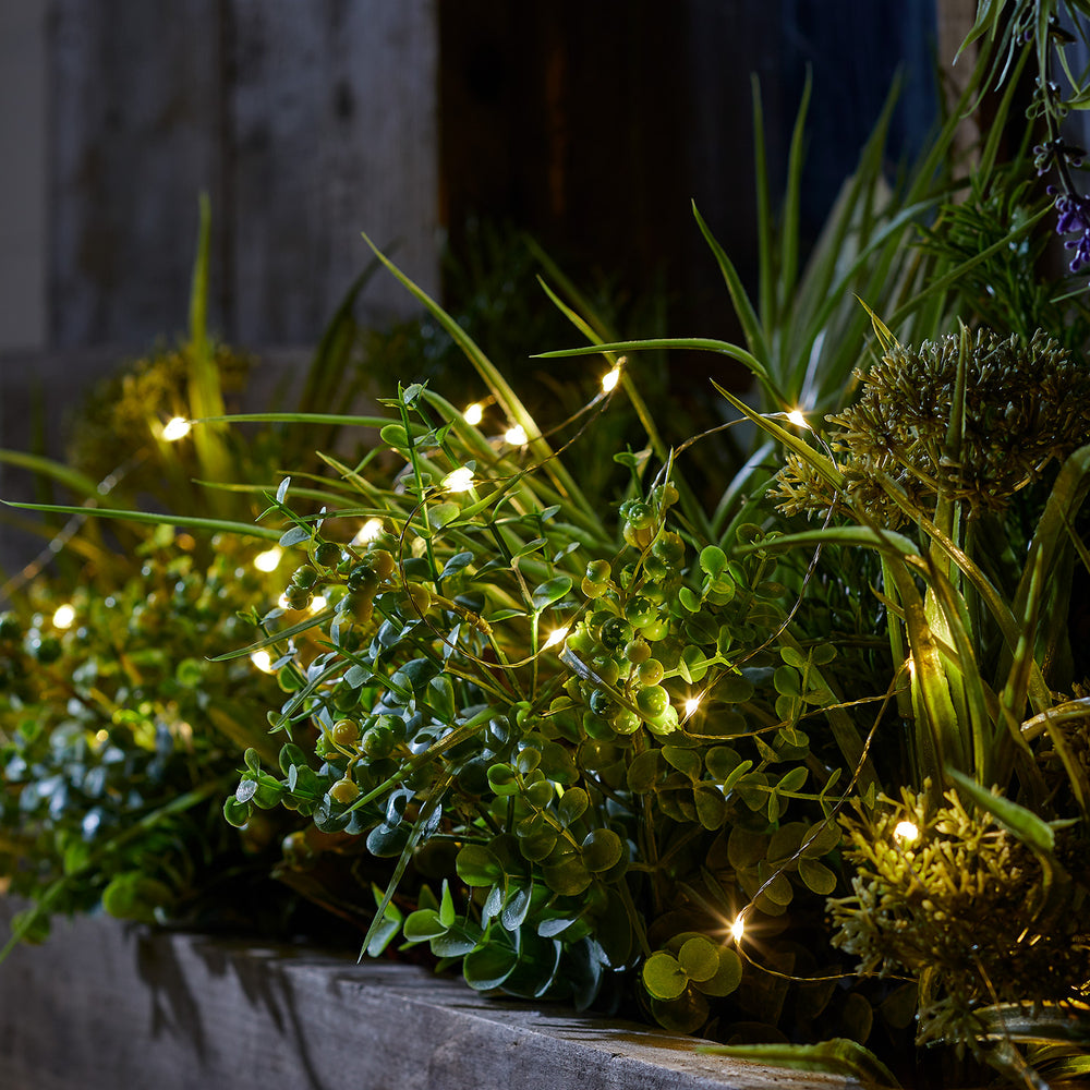 Guirlande Lumineuse Extérieure 100 Micro LED Blanc Chaud