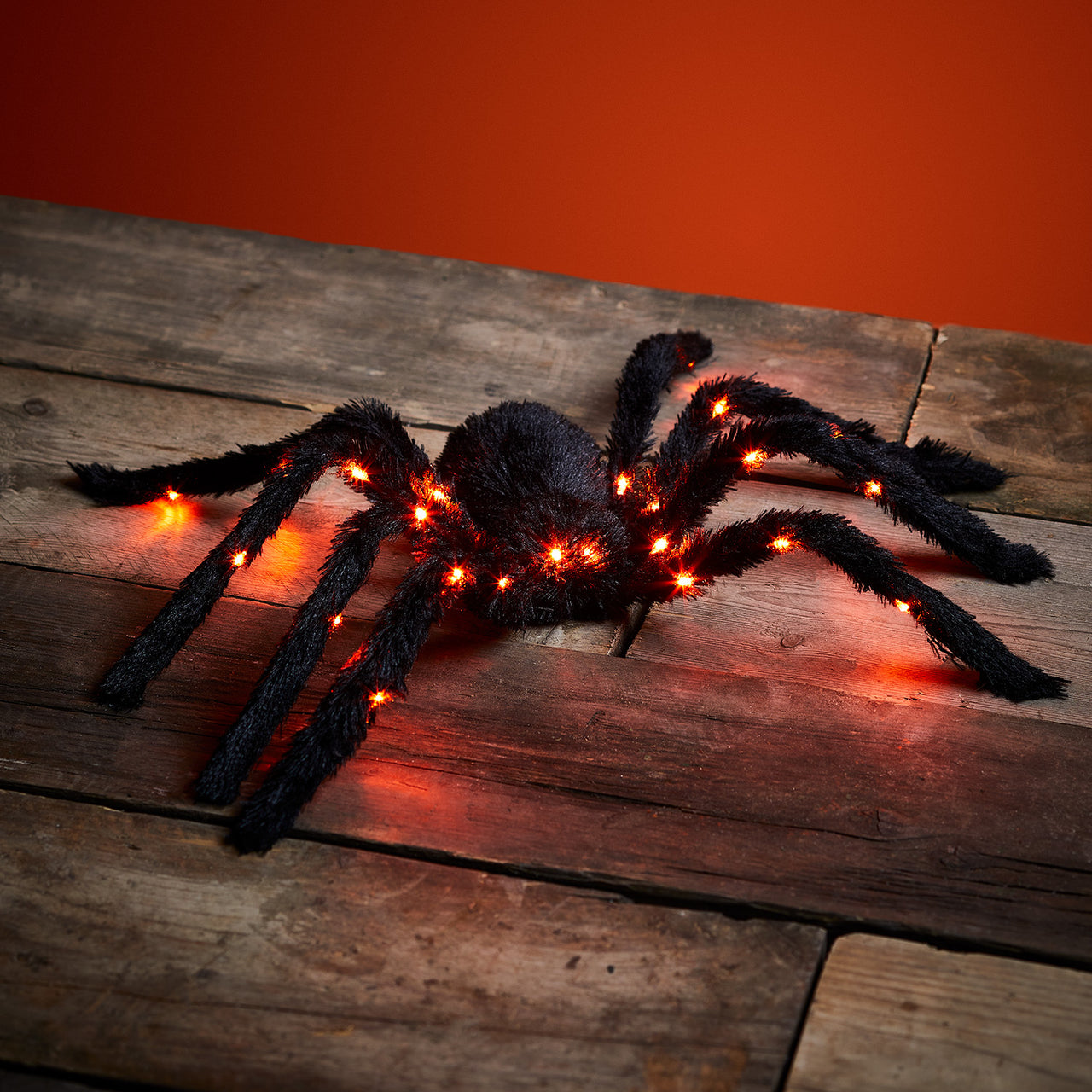 Déco Halloween Araignée à LED