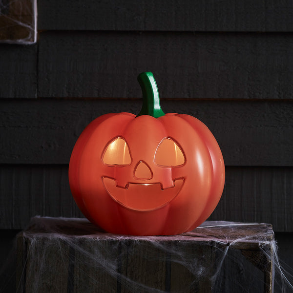 2 Lanternes Citrouille LED Halloween - Déco Fête, Intérieur/extérieur - Ambiance Orange, Pour Maison Et Jardin