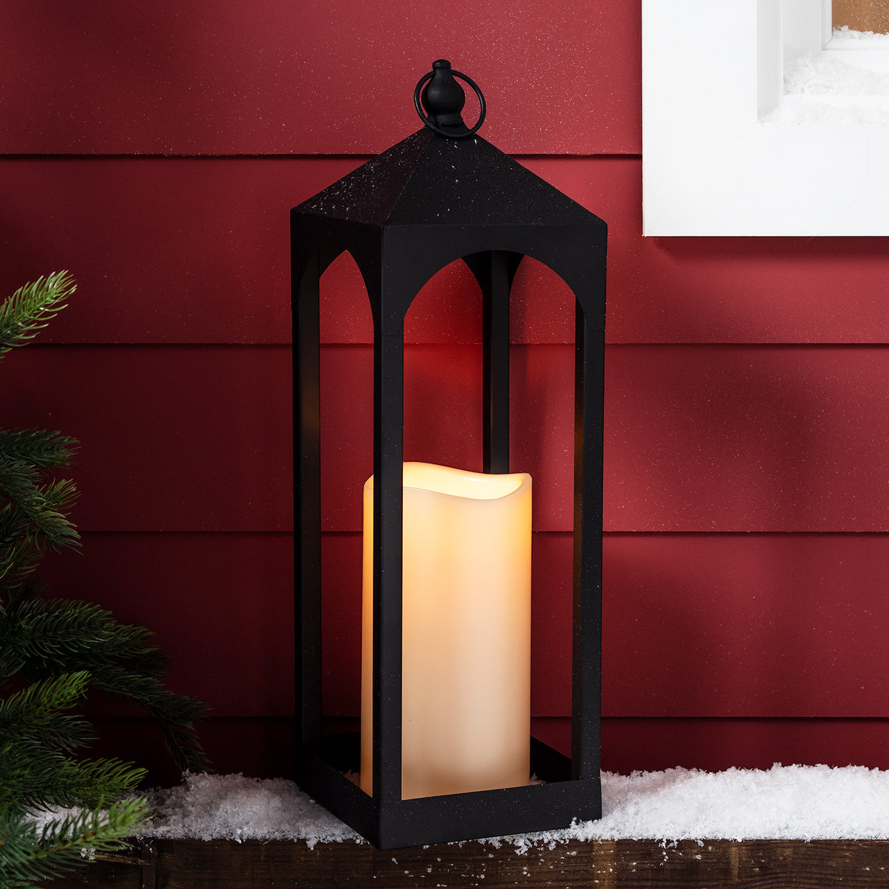 Lanterne de Terrasse Noire
