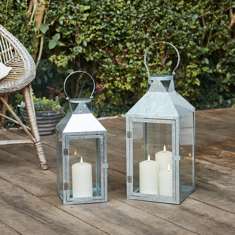 Duo de Lanternes d'Extérieur Pornic avec Bougies TruGlow®