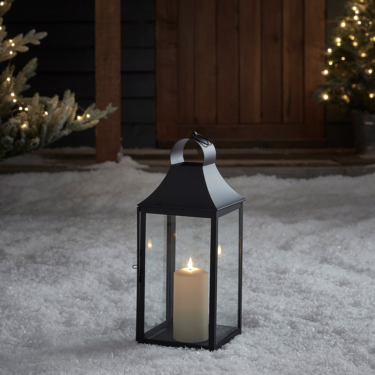 Lanterne de Jardin Albury de 34 cm avec Bougie TruGlow®