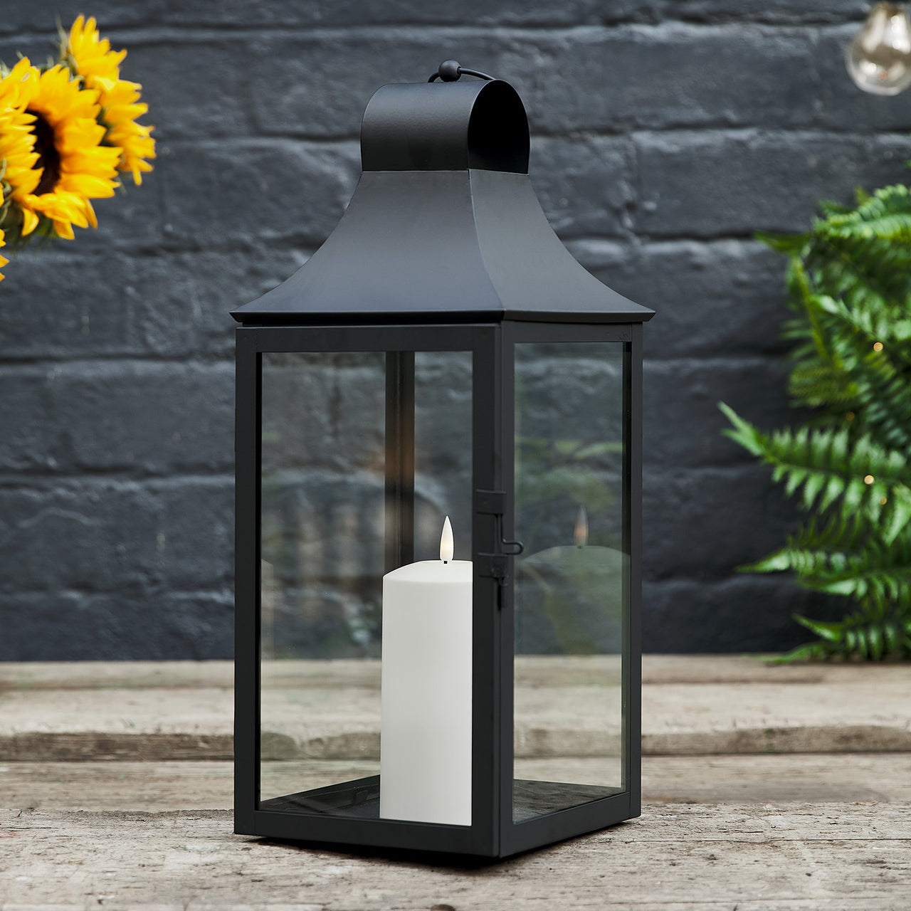 Lanterne de Jardin Albury de 45 cm avec Bougie TruGlow®