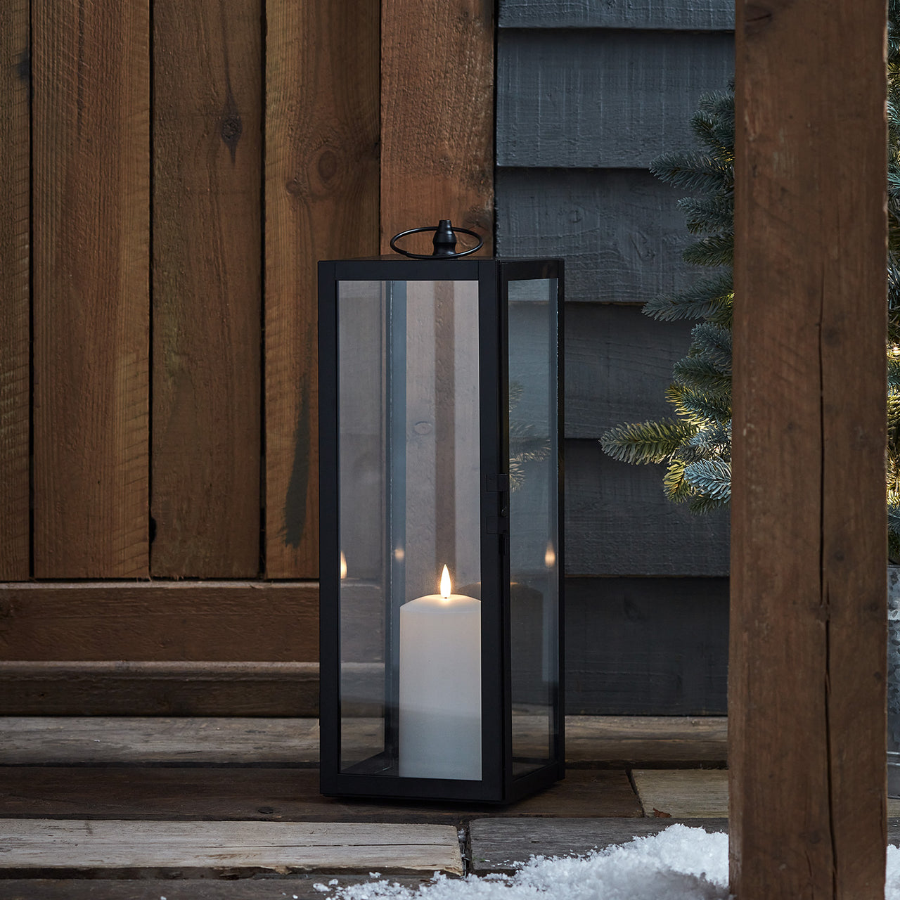 Lanterne de Jardin Albury de 45 cm avec Bougie TruGlow® –