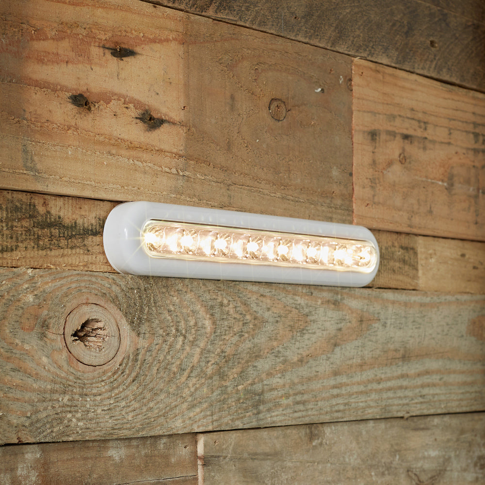 Lampe de Placard à Piles LED Blanc Chaud Orientables et Fixation 3M