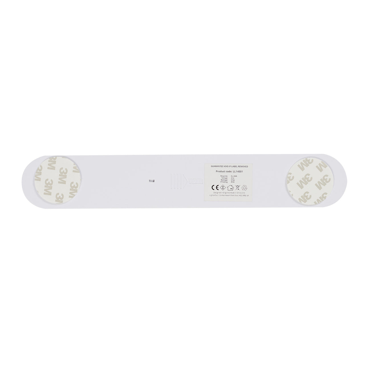 Lampe de Placard à Piles LED Blanc Chaud Orientables et Fixation 3M