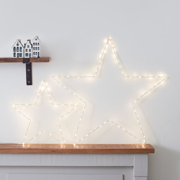 Lot de 2 Étoiles Lumineuses Osby à LED