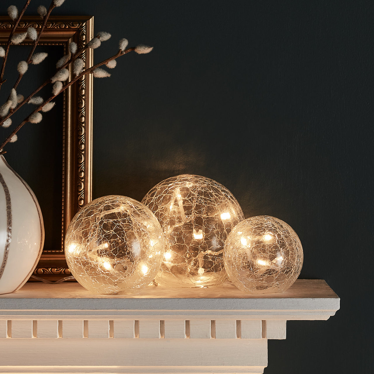 Lampe en verre soufflé 3 boules VOLACNIQUE Lampe en verre soufflé 3 boules VOLACNIQUE