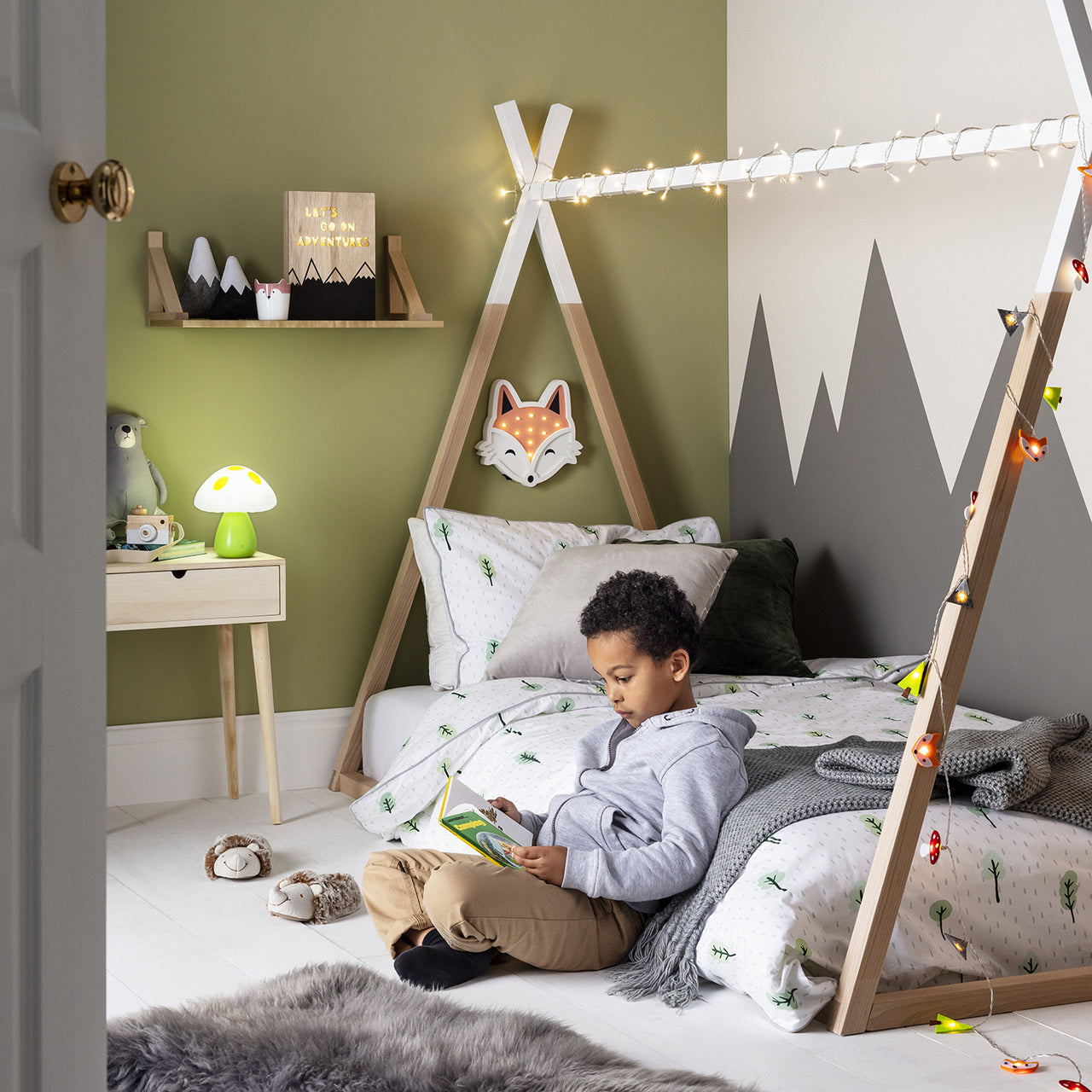 Guirlande Lumineuse Enfant en Feutre Woodland à 30 LED –