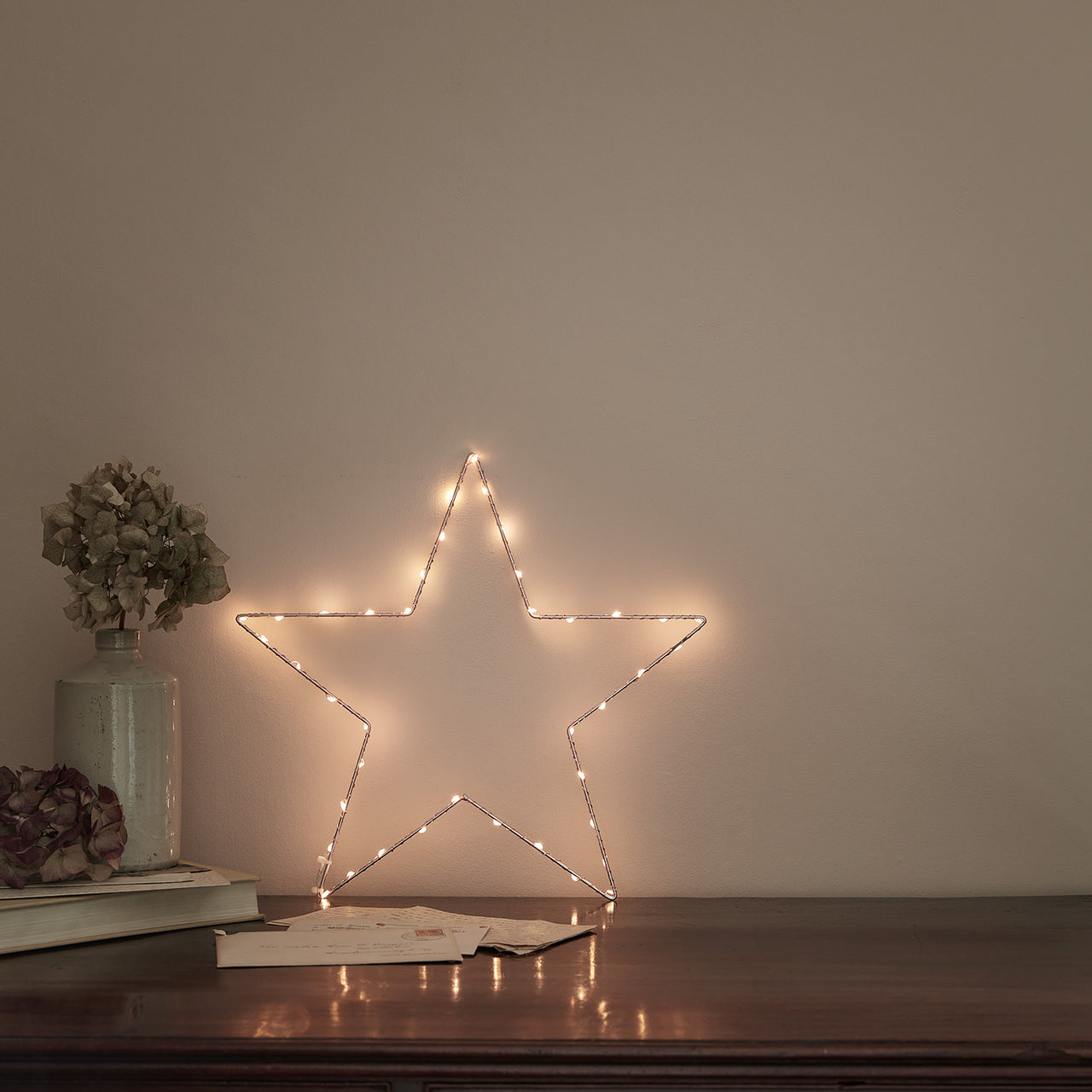 Lot de 2 Étoiles Lumineuses Osby Or Rose