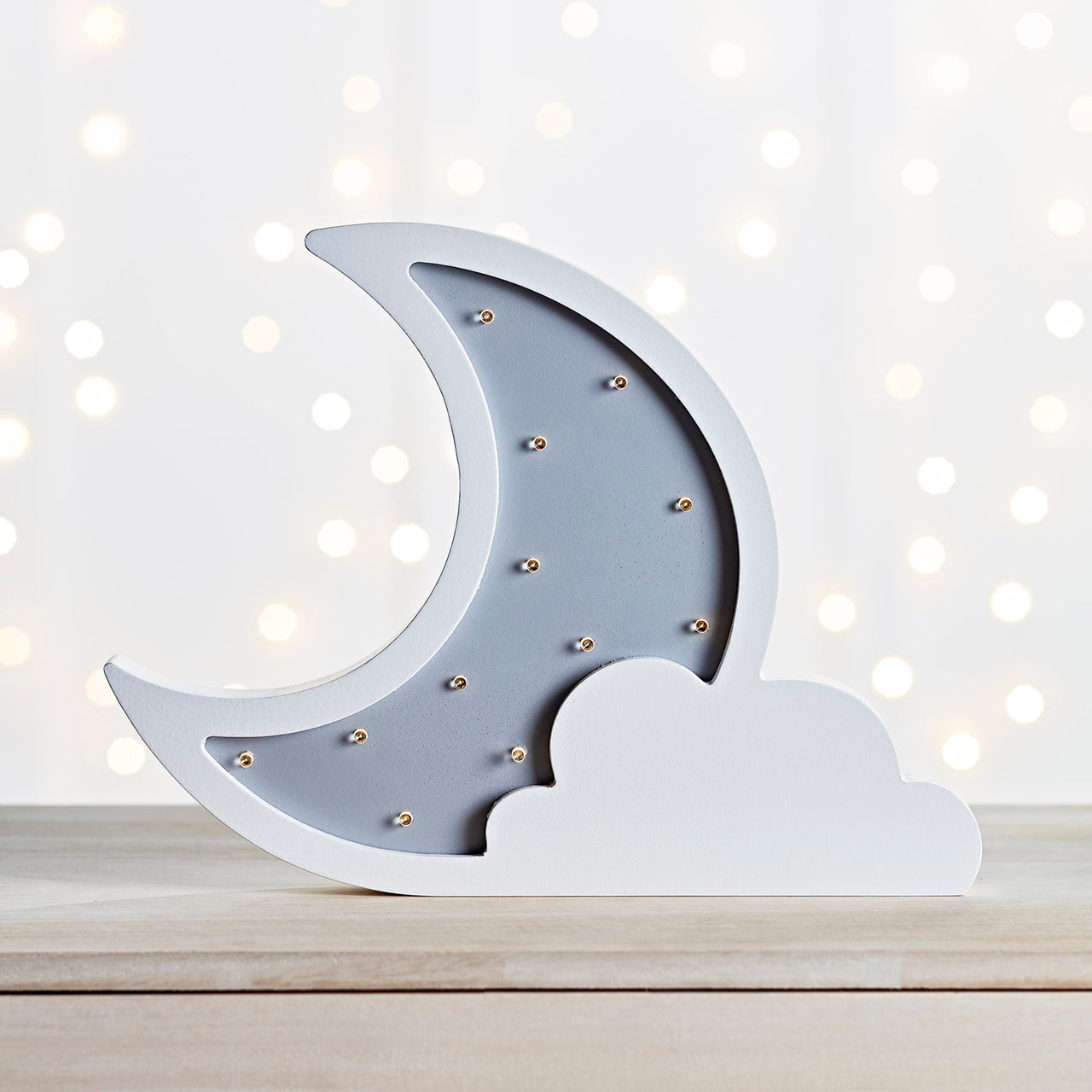 Lampe de Chevet Nuage et Lune à LED
