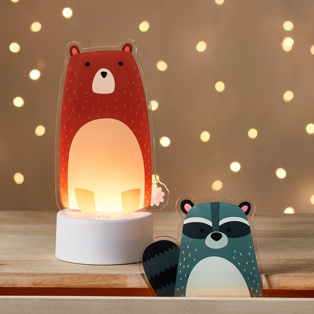 Veilleuse LED personnalisable animaux, lampe chambre bébé animaux