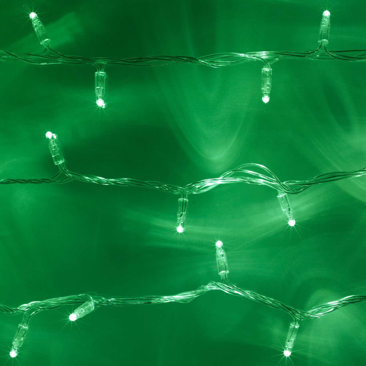 Guirlande Lumineuse 30m 300 LED Verte Câble Vert Raccordable Série Cœur