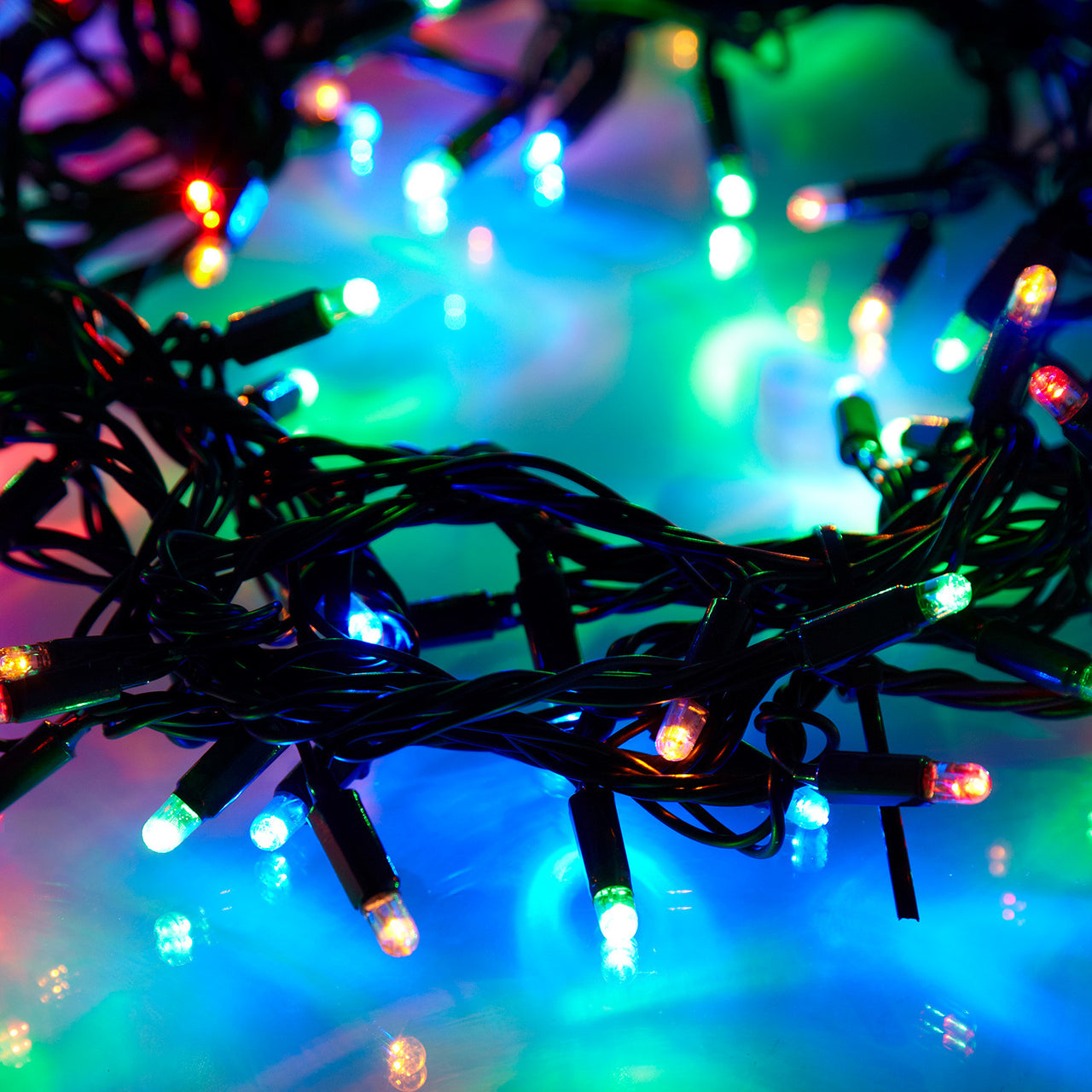 Guirlande Lumineuse Raccordable 100 LED Multicolores 10m