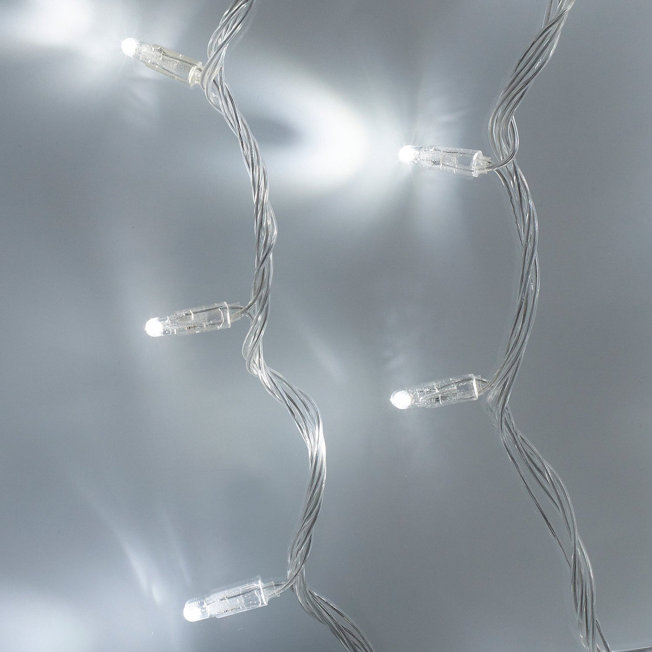 Guirlande Lumineuse 20m 200 LED Blanche Câble Transparent Raccordable Série Cœur
