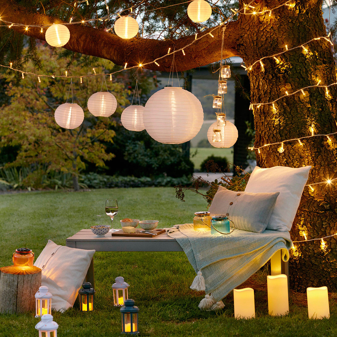 Guirlande Lumineuse Raccordable 100 LED Blanc Chaud Câble Transparent 10m