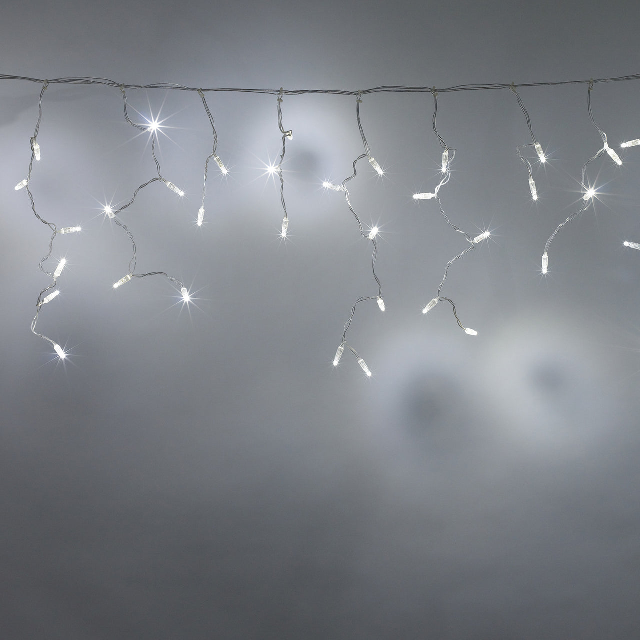 Guirlande Lumineuse Stalactite pour Extérieur Raccordable 64 LED Blanc de 2m