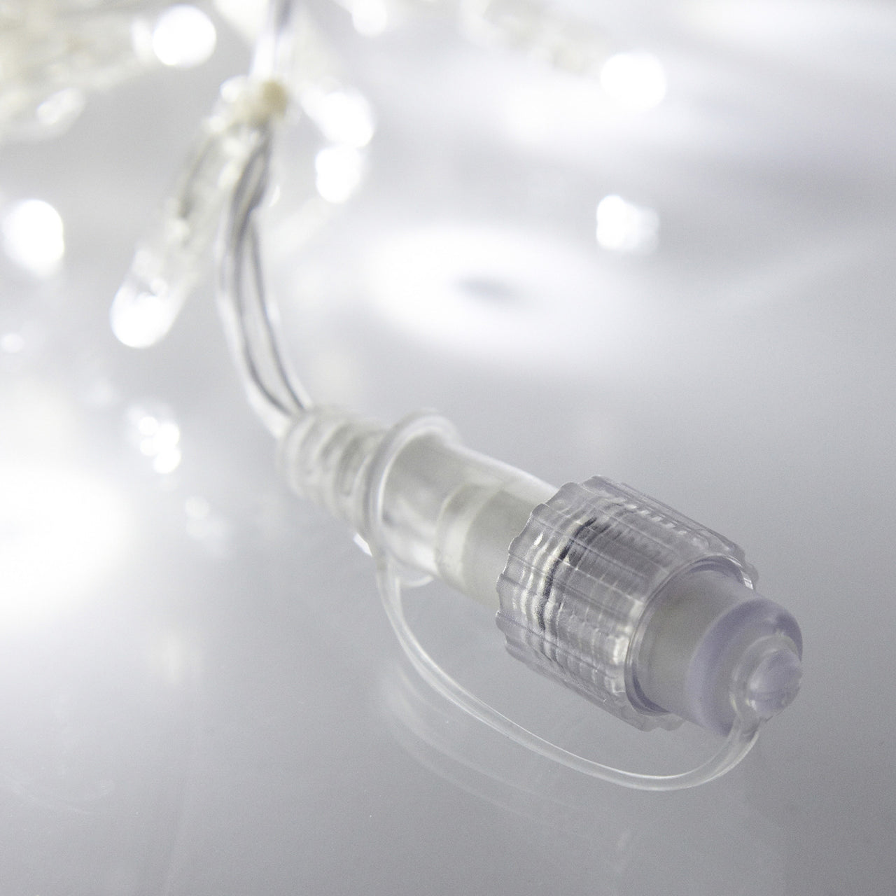 Guirlande Lumineuse Stalactite pour Extérieur Raccordable 64 LED Blanc de 2m