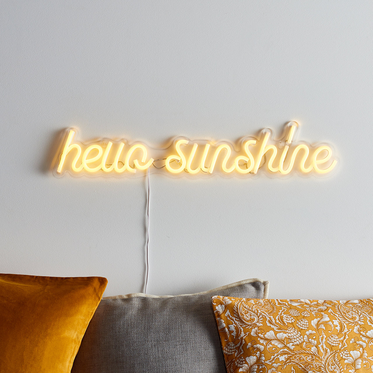 Enseigne Effet Néon Hello Sunshine