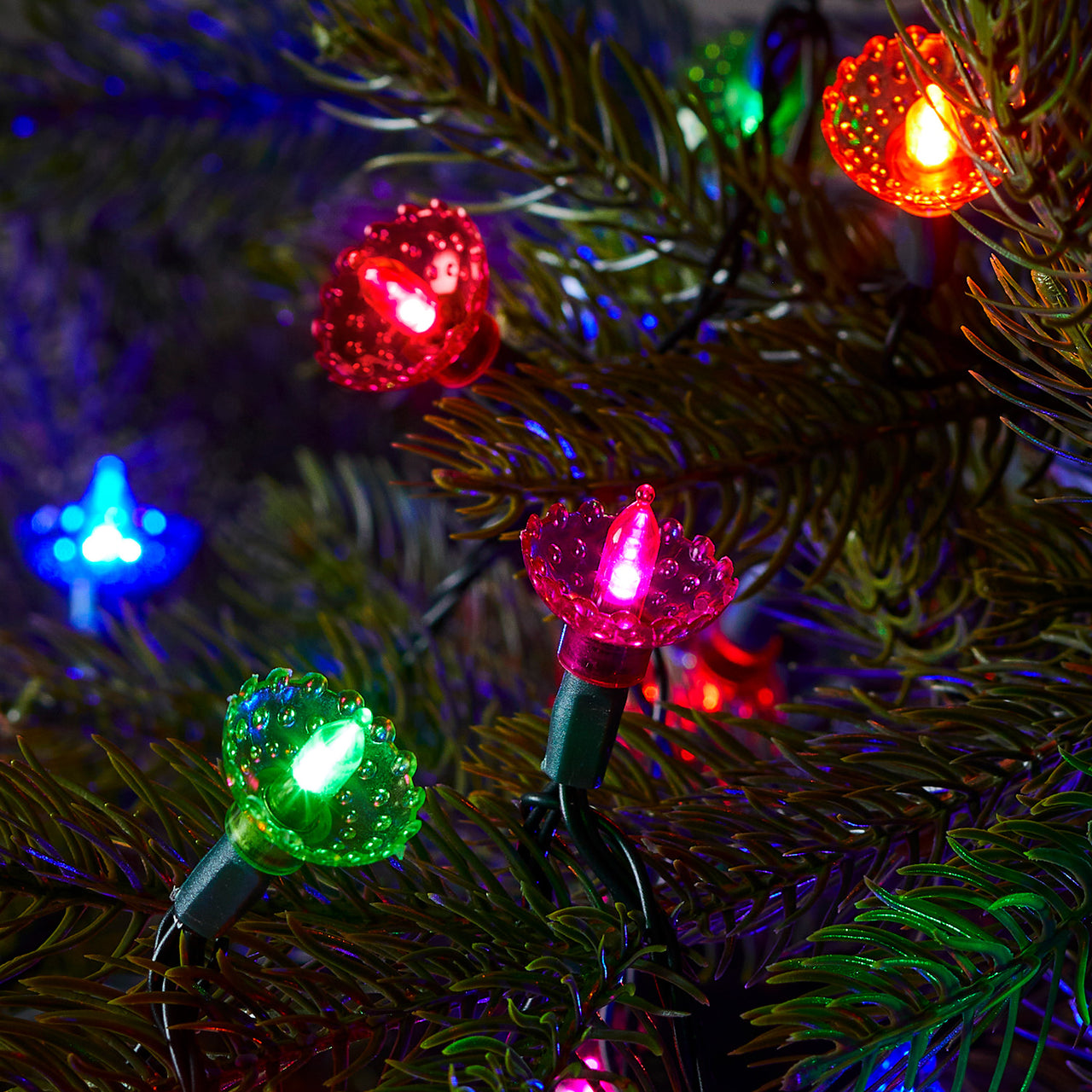 Guirlande Lumineuse de Noël Traditionnelle à 150 LED Multicolores