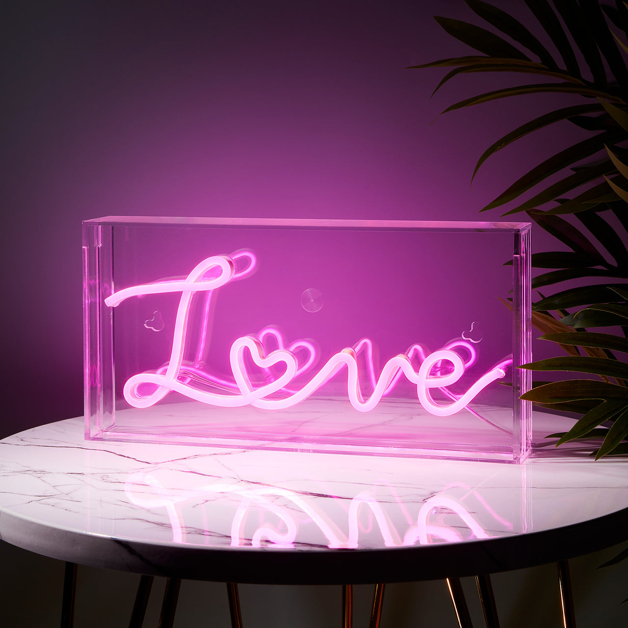 Lampe Néon Love Rose