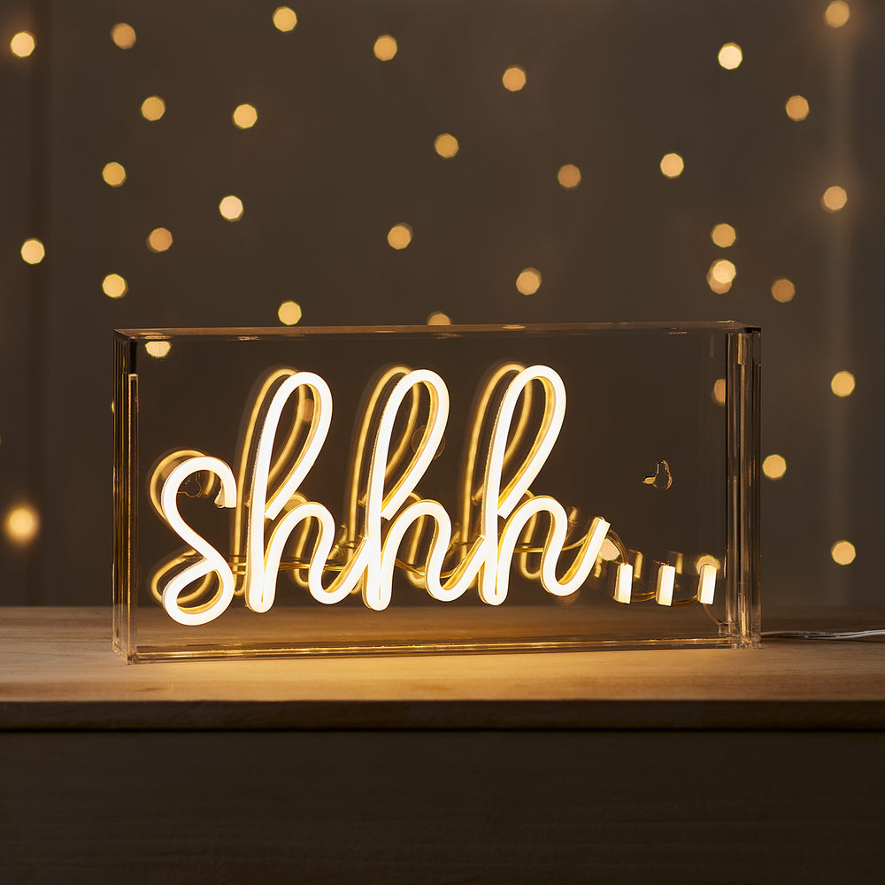 Lampe Néon Shhh