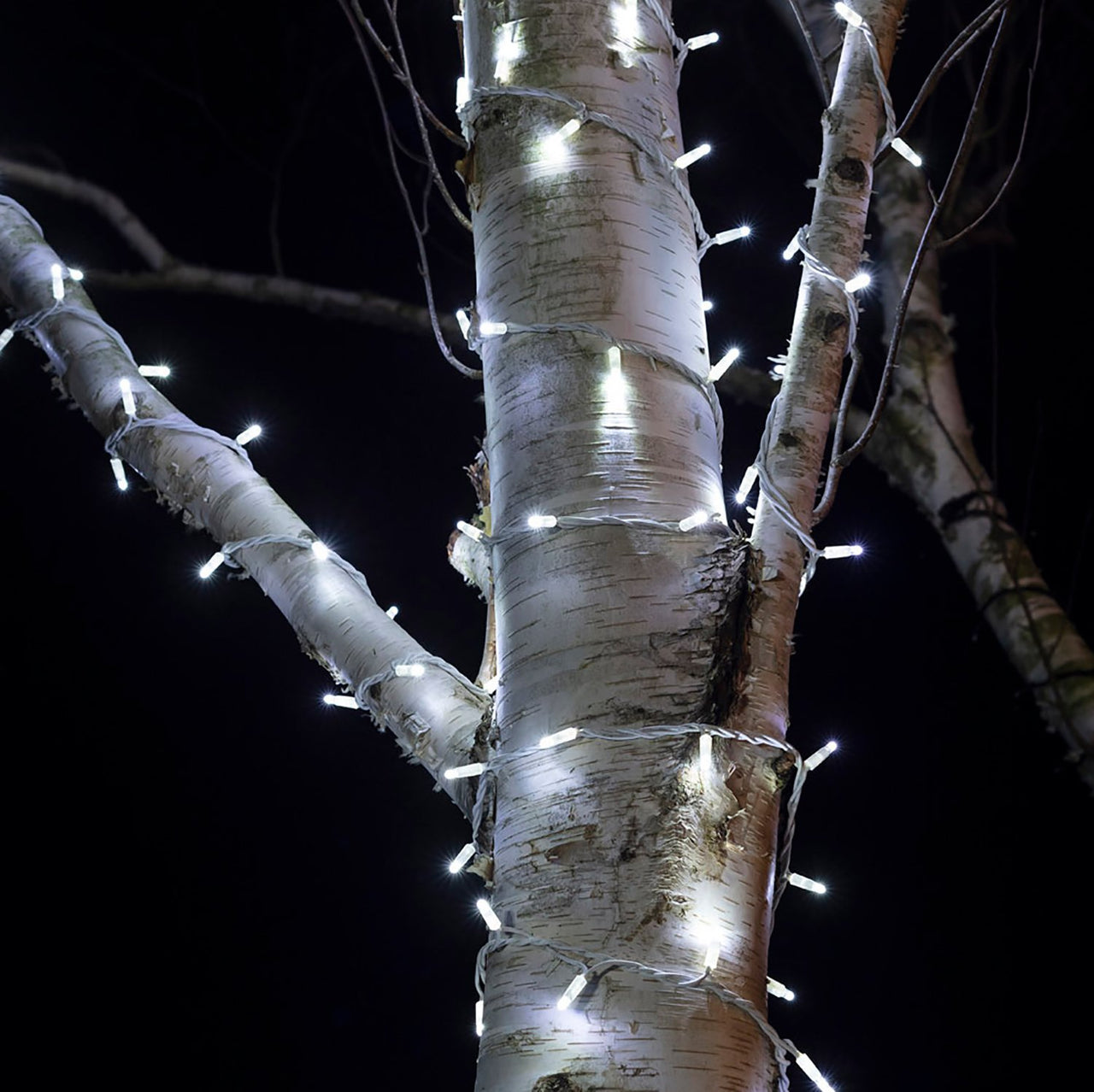 Guirlande Lumineuse 85m 850 LED Blanche Câble Blanc Raccordable Série Pro