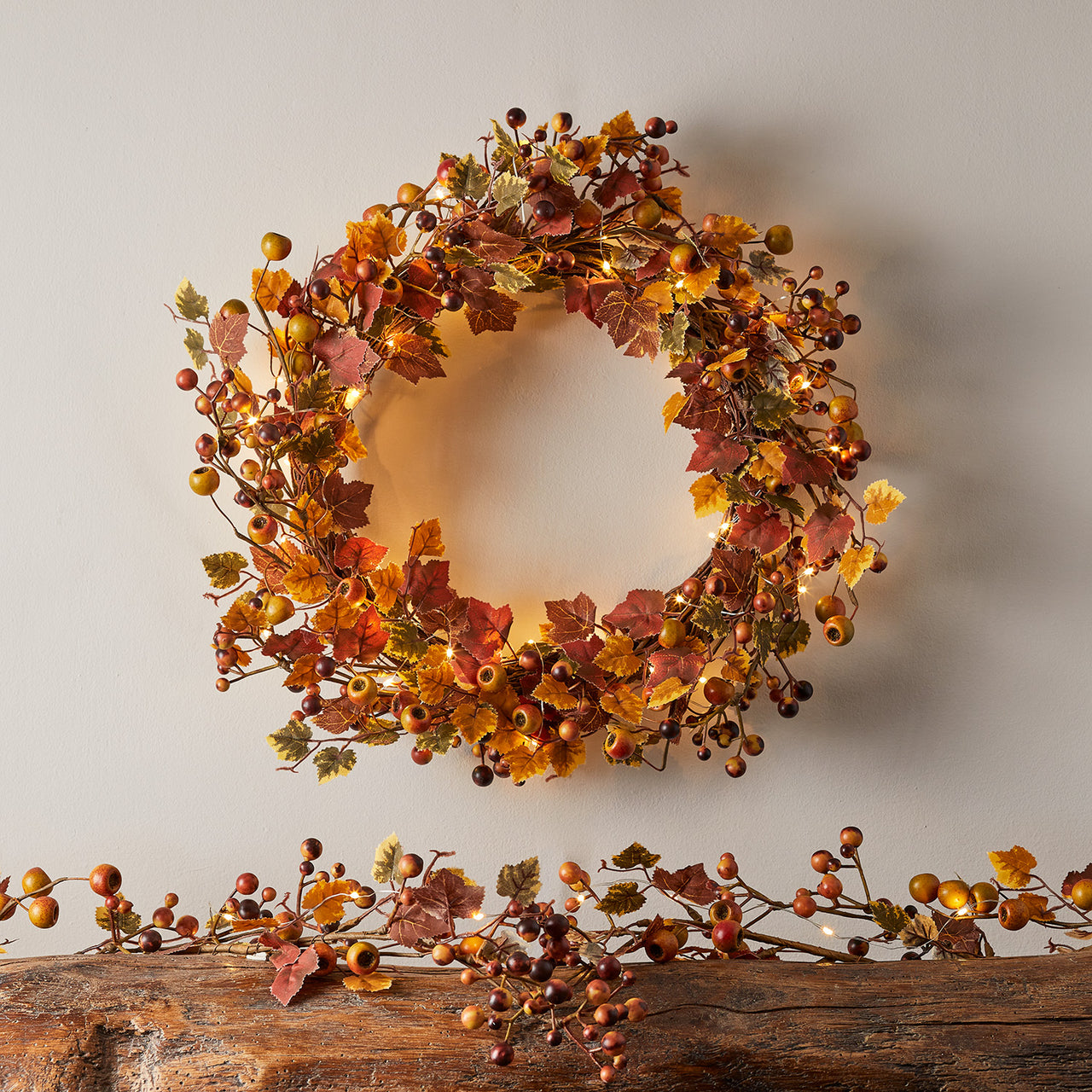 Couronne Automnale de 46 cm