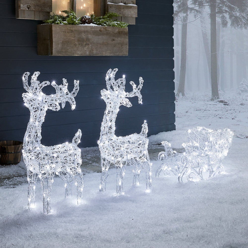 Lights4fun guirlande lumineuse de noël avec 50 bougies crèmes led blanc  chaud à pince pour sapin - Achat & prix