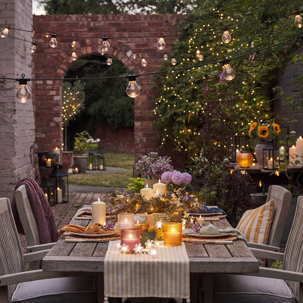 Lot D'Éclairage Pour Dîner en Plein Air