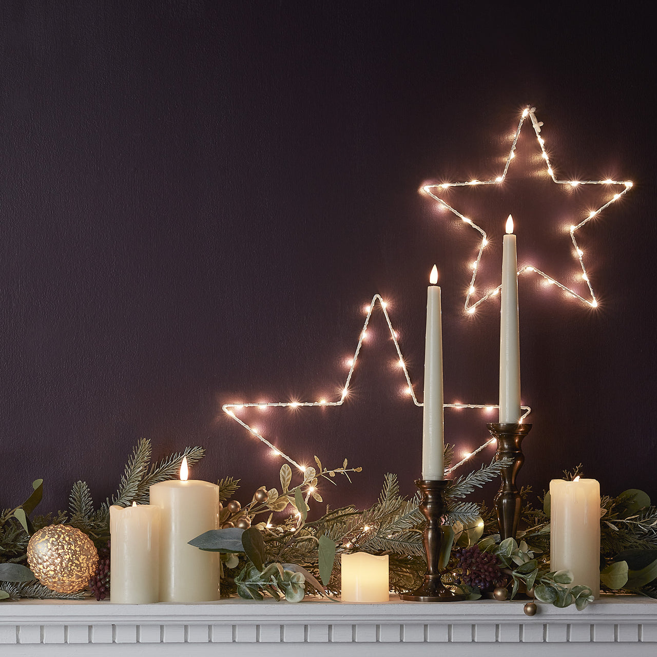 Lot de 2 Étoiles Lumineuses Osby à LED